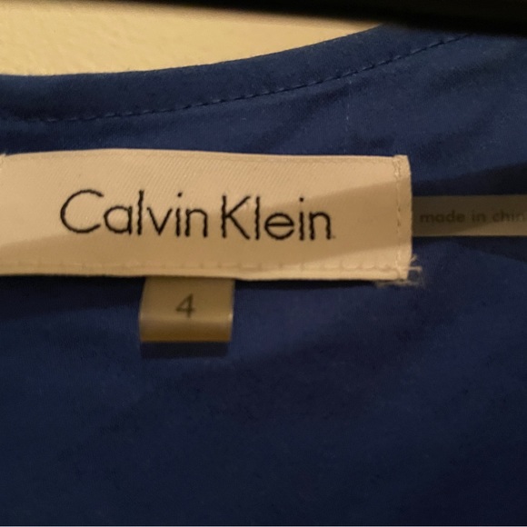 Calvin Klein royal blue dress size 4 - Picture 3 of 3
